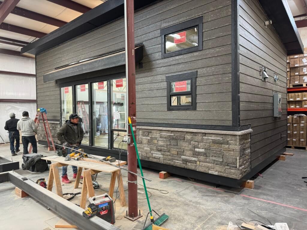 House with new siding