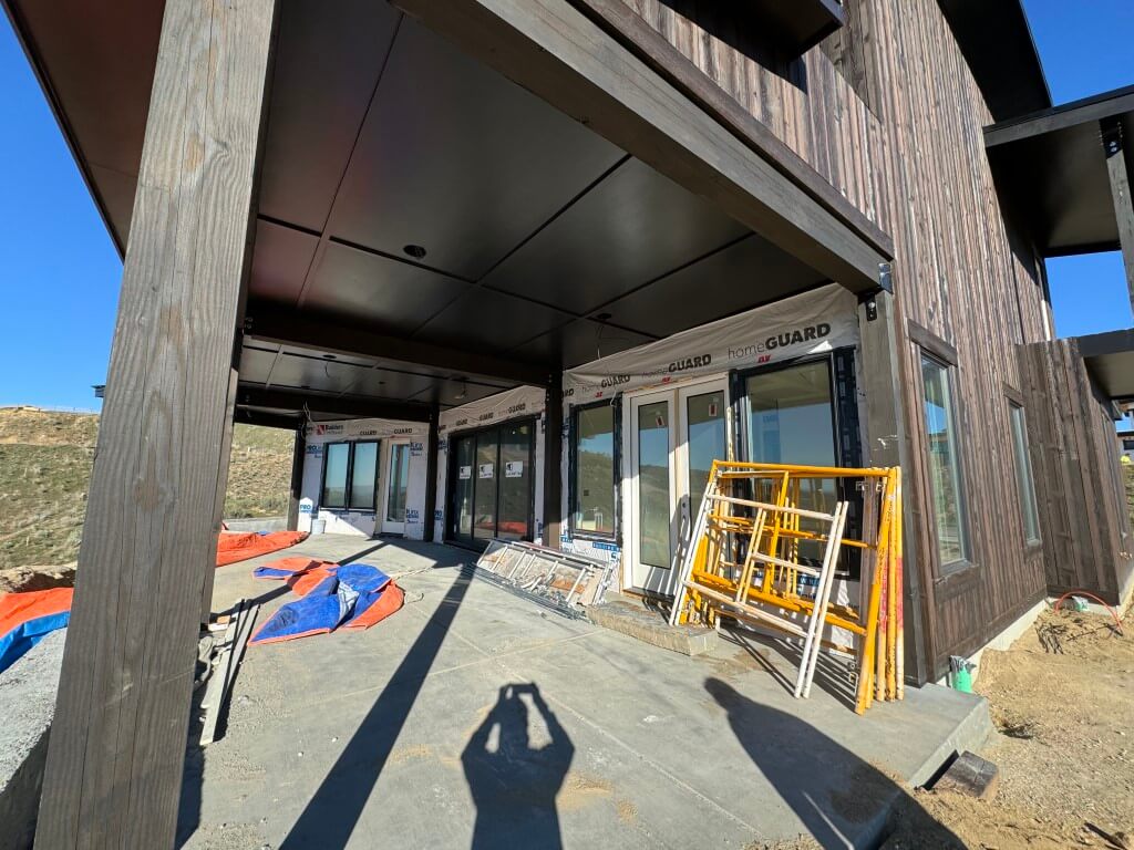 House with redone siding